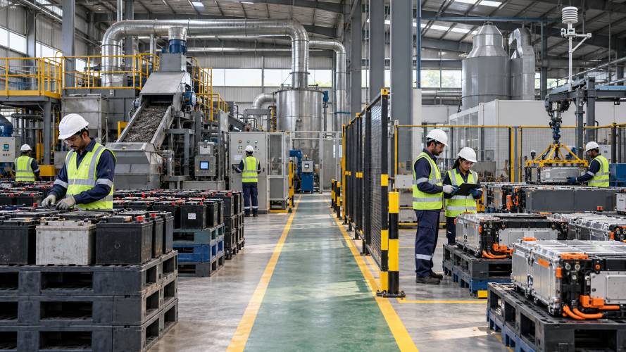 Battery Waste Recycling